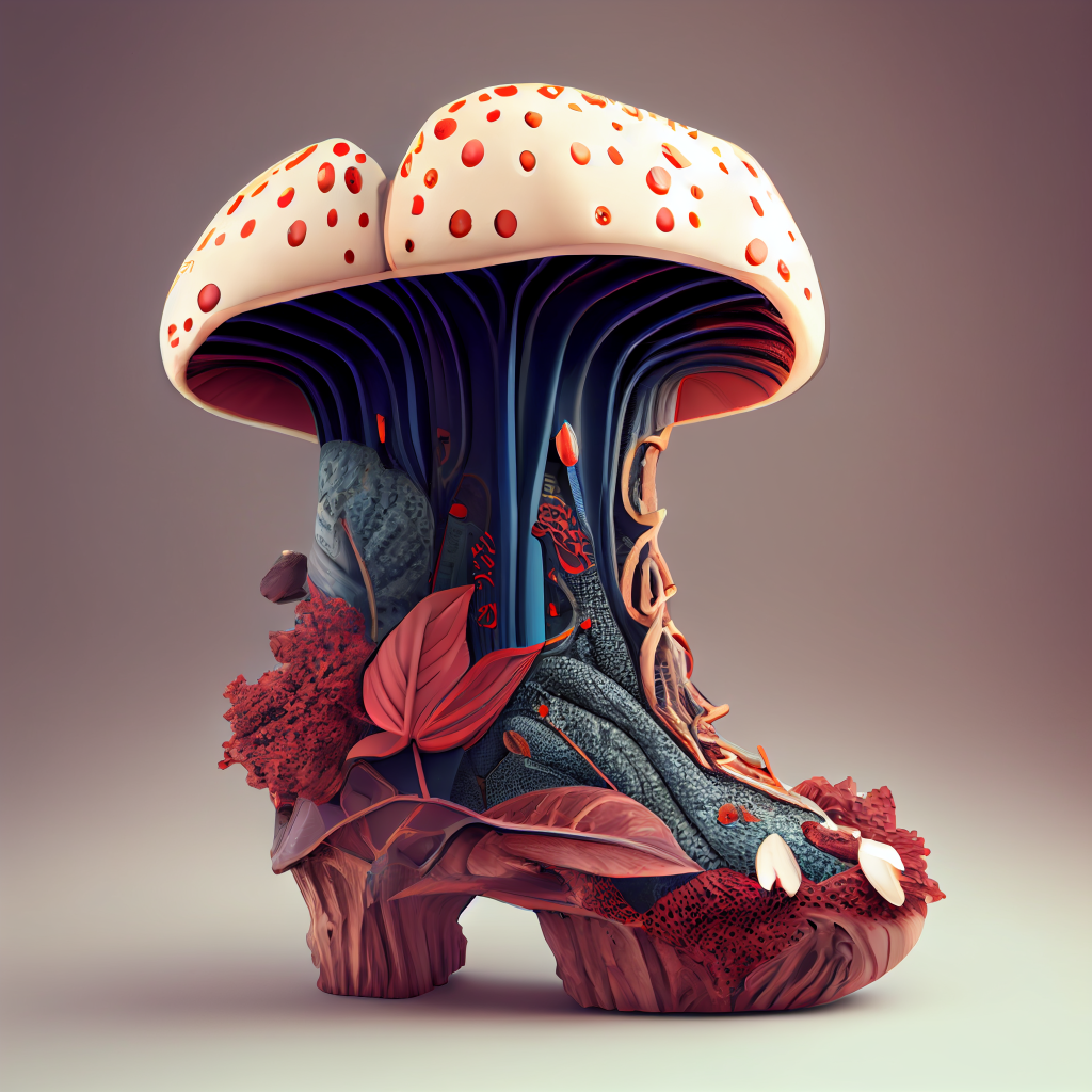 Mushroom shoe